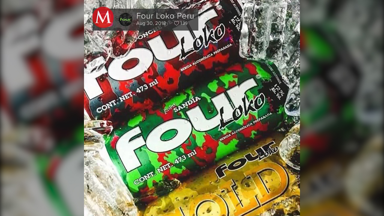 La bebida alcohólica Four Loko casi cobra una vida