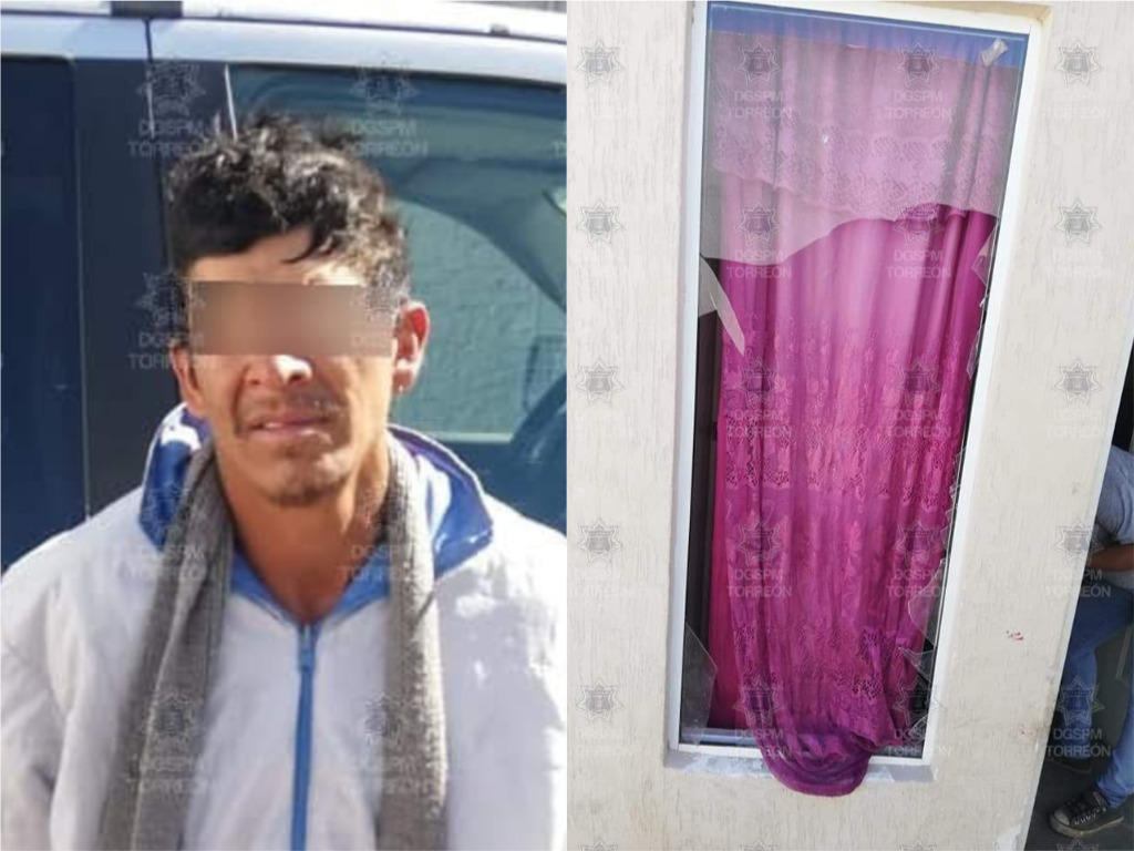 El detenido fue perseguido por elementos de la policía, por lo que no logró escapar. (Especial)