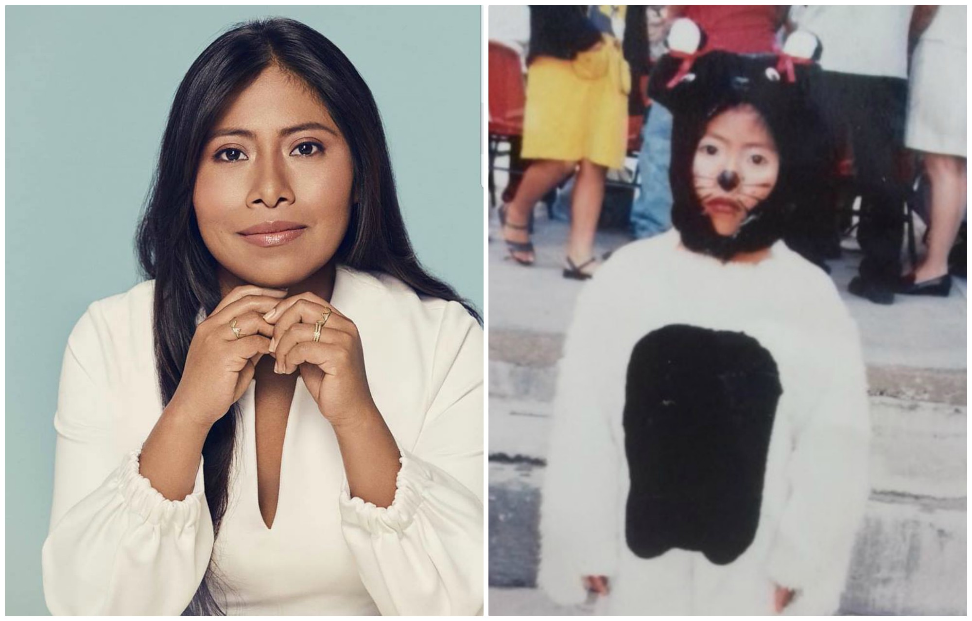 Netflix publica una serie de fotografías de la niñez de Yalitza Aparicio (Foto: Twitter)