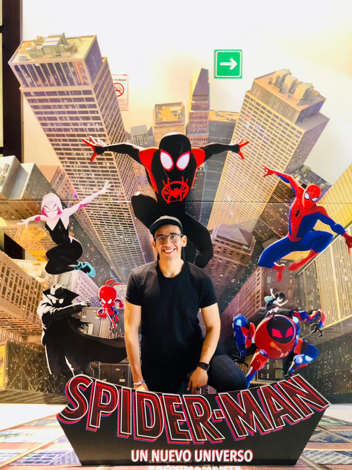 Cruz Antonio Contreras Mastache  Participó en la animación de la película 'Spider-Man: Into the Spider-Verse'. (Notimex)