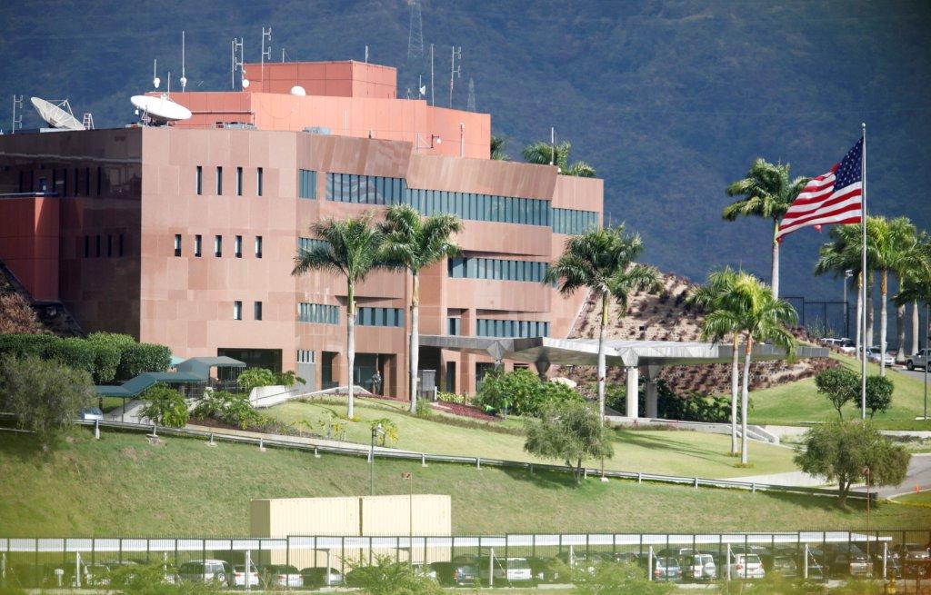 Embajada de EU en Caracas. (Reuters)