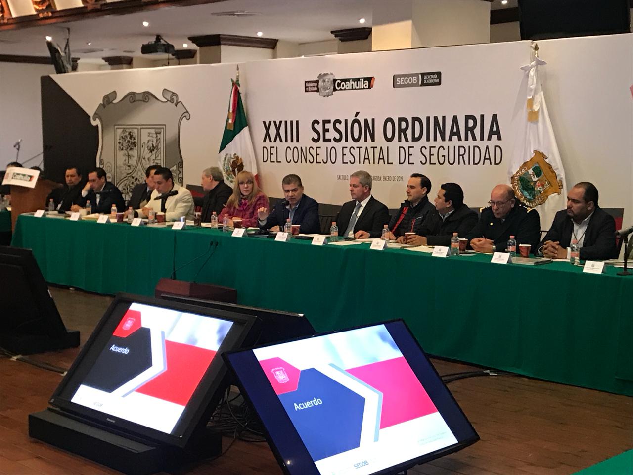 Instalación del  Consejo Estatal de Seguridad Pública. (Ana Ponce)