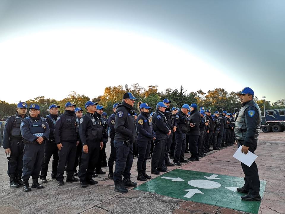 Elementos resguardarán a migrantes en su camino hacia la Ciudad de México. (Archivo de SSC)