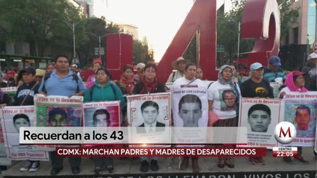 Recuerdan a los 43 normalistas desaparecidos - Grupo Milenio
