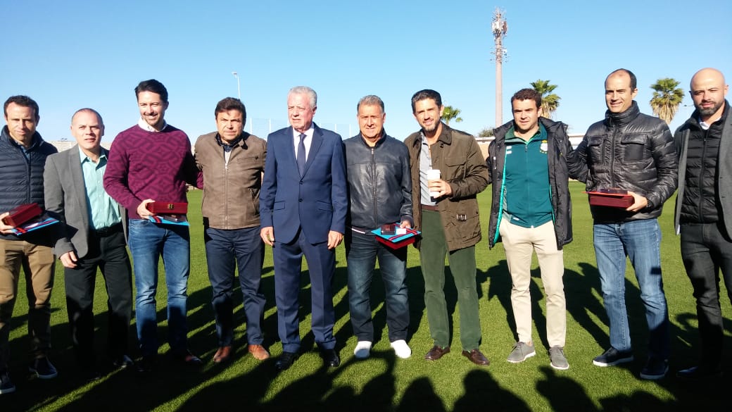 La ceremonia fue en las canchas de entrenamiento del TSM. (Luis Salcedo)