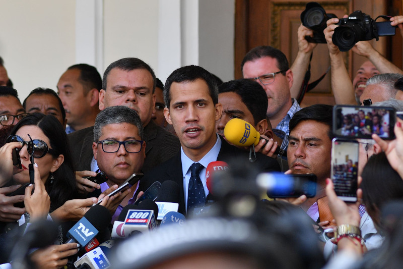El líder opositor, Juan Guaidó (Foto: AFP)