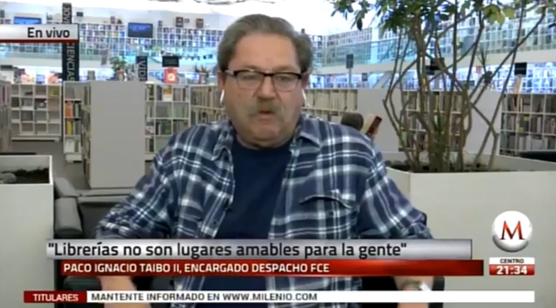 Paco Ignacio Taibo II en entrevista para Milenio Televisión (Especial)