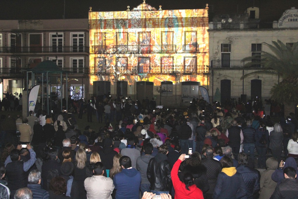 Proyectan el videomapping “La Victoria de Tampico de 1829”.
