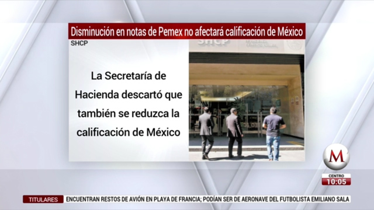 Baja en calificación de Pemex no afectará la de México: Hacienda- Grupo ...