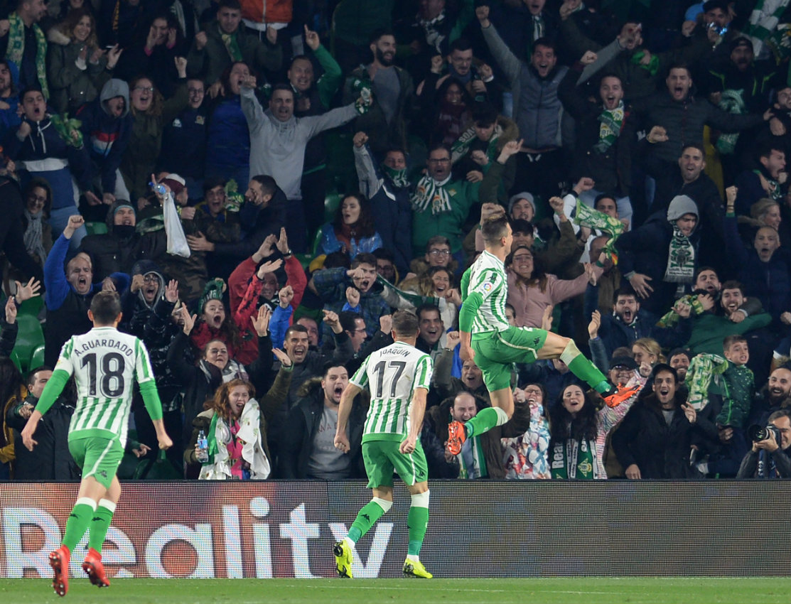 El Betis eliminó al Espanyol en los Cuartos de Final de la Copa del Rey (AFP)
