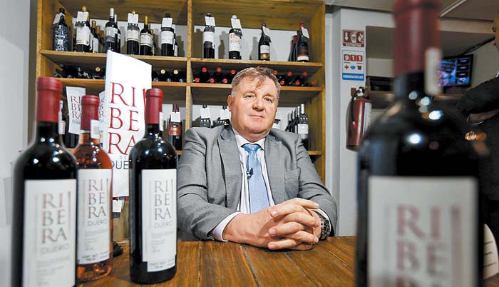Enrique Pascual, del consejo regulador de la denominación Ribera del Duero. Héctor Téllez