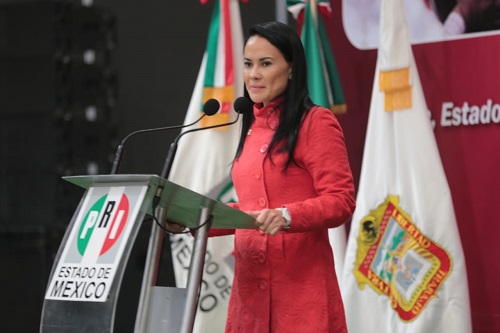 La dirigente afirmó que primero van por los militantes. (Iván Carmona)