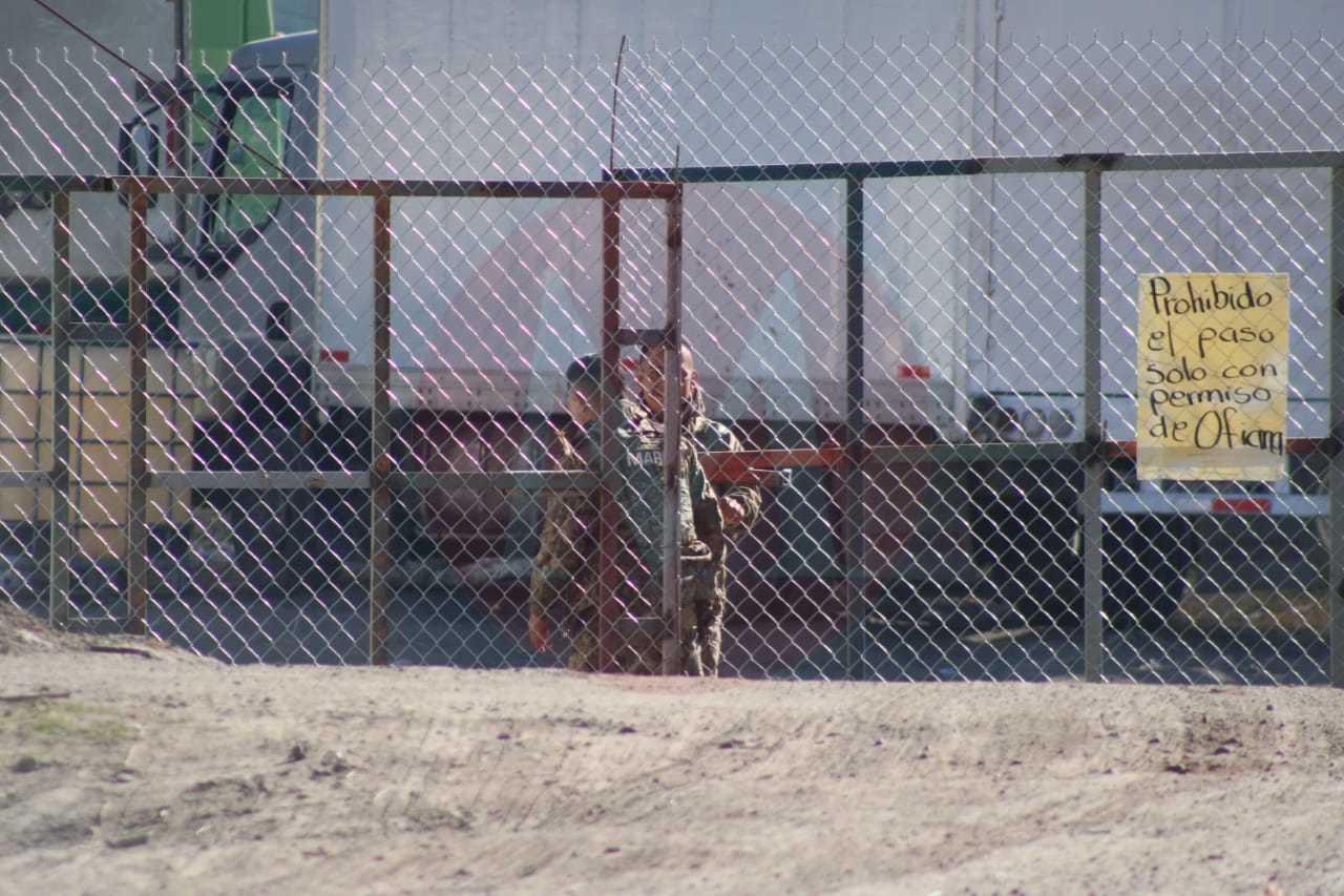 Resguardan corralón