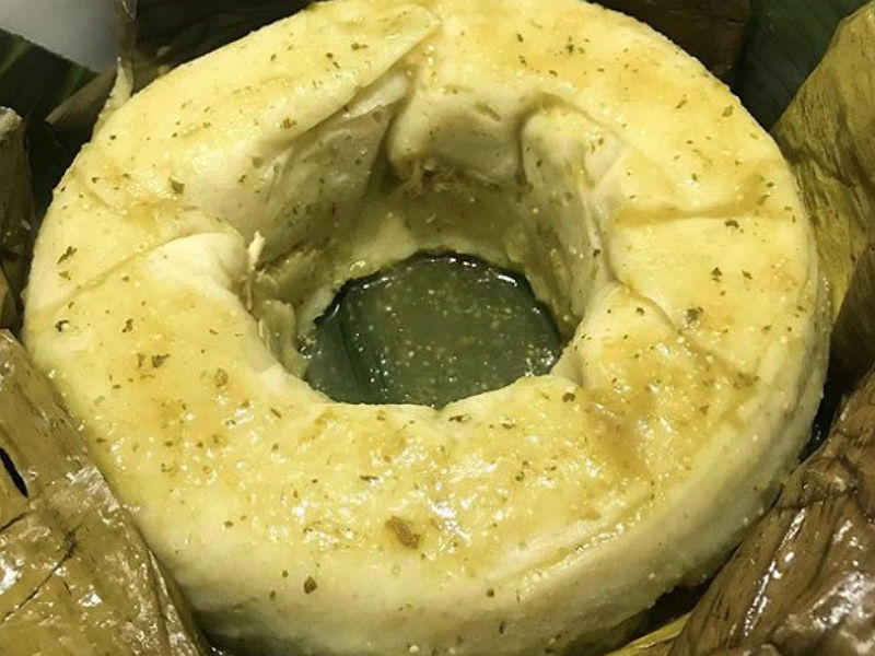 Así se ve la rosca de tamal verde de The Delicious shop. (Instagram @delishop.mx)