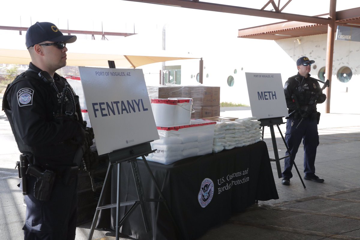 La CBP reportó que decomisaron 114 kilogramos de fentanilo. (Especial)