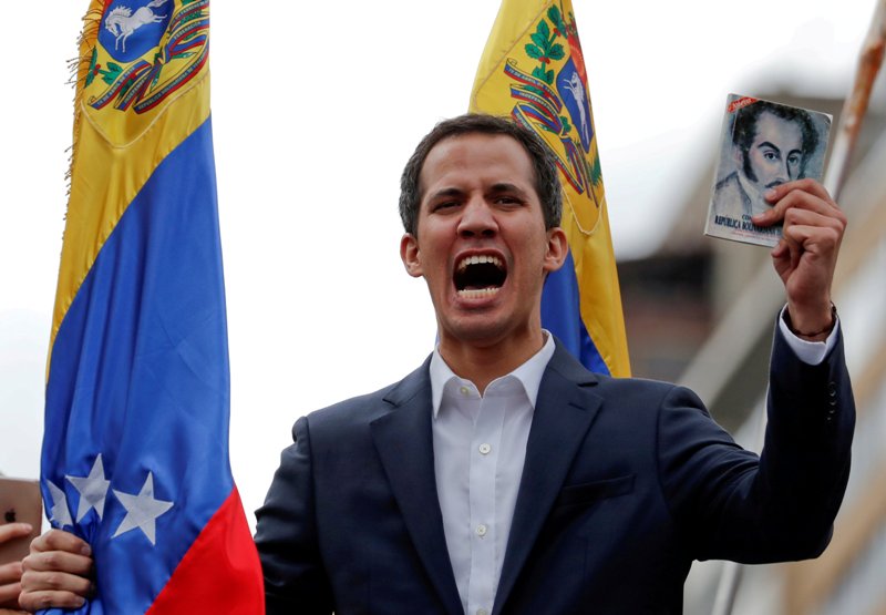 Juan Guaidó, autoproclamado como presidente interino legítimo de Venezuela. (Reuters)
