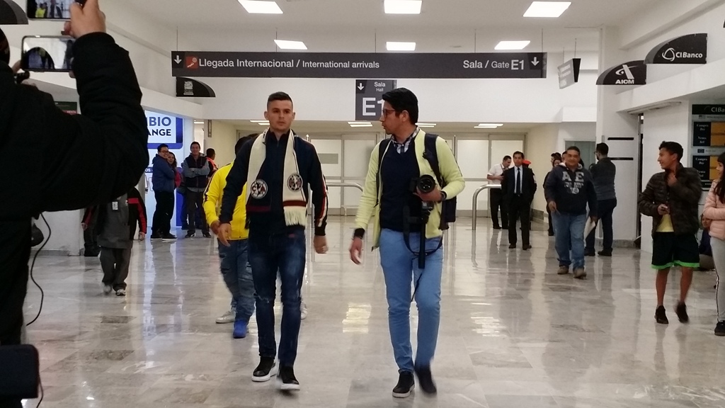 Nicolás Benedetti llegó a México (Higinio Robles)