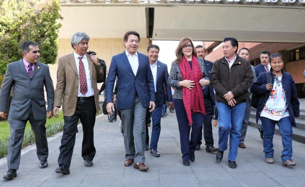 La presidenta nacional de Morena acudió a la reunión plenaria de Morena en la Cámara de Diputados (Cuartoscuro)