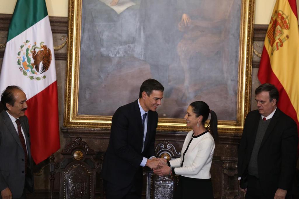 Sheinbaum nombró al presidente del gobierno de España huésped distinguido de CdMx. | Nelly Salas
