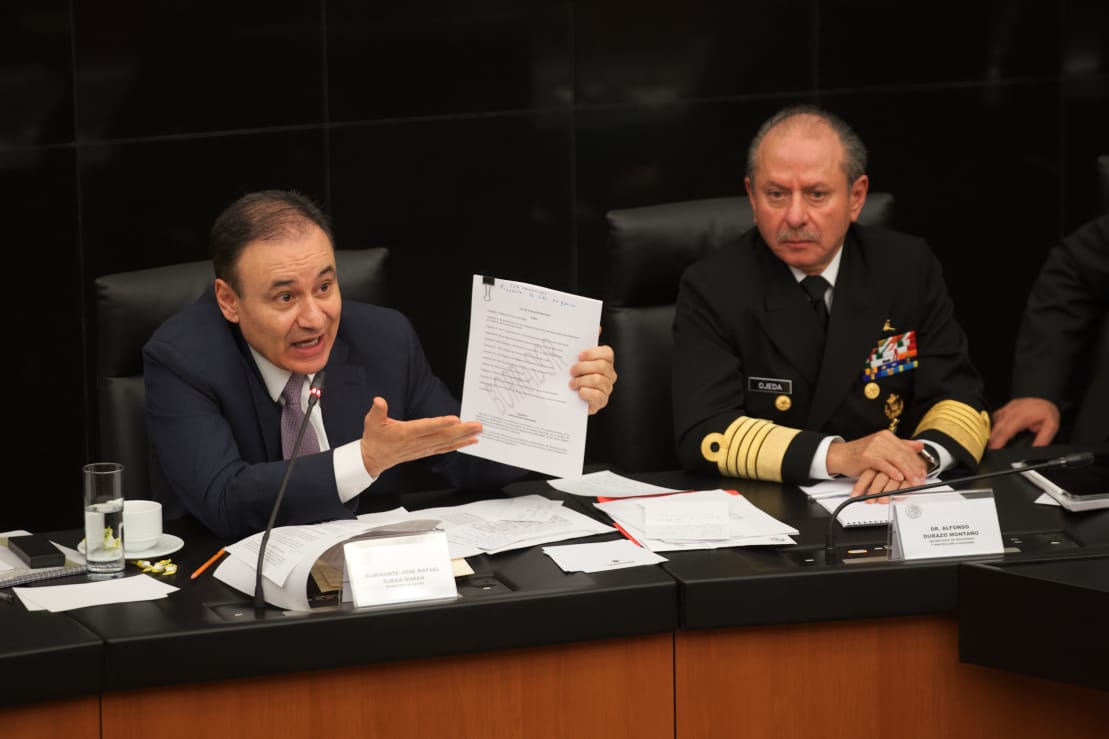 Alfonso Durazo propuso a los senadores  aprobar la reforma constitucional y proseguir con la discusión de las leyes secundarias. (Omar Franco)