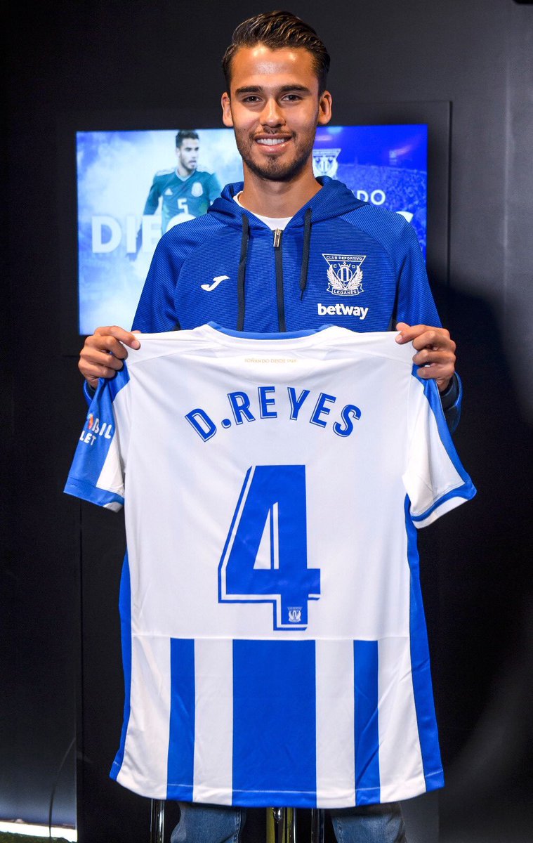 Diego Reyes fue presentado oficialmente con el Leganés (Twitter @CDLeganes)