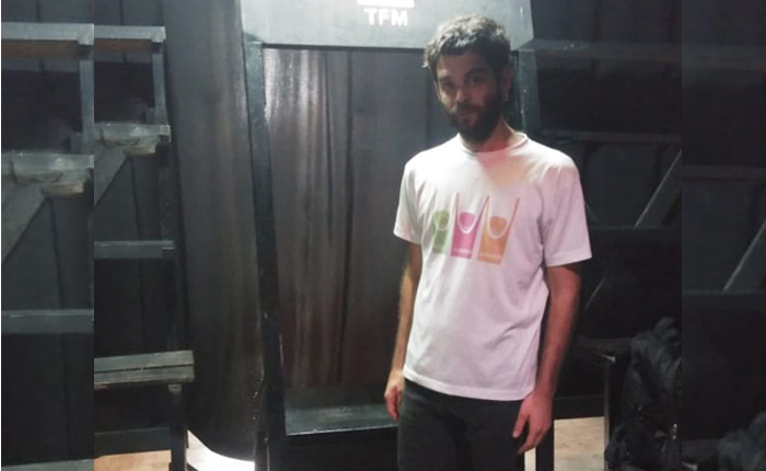 El artista argentino Santiago San Paulo.