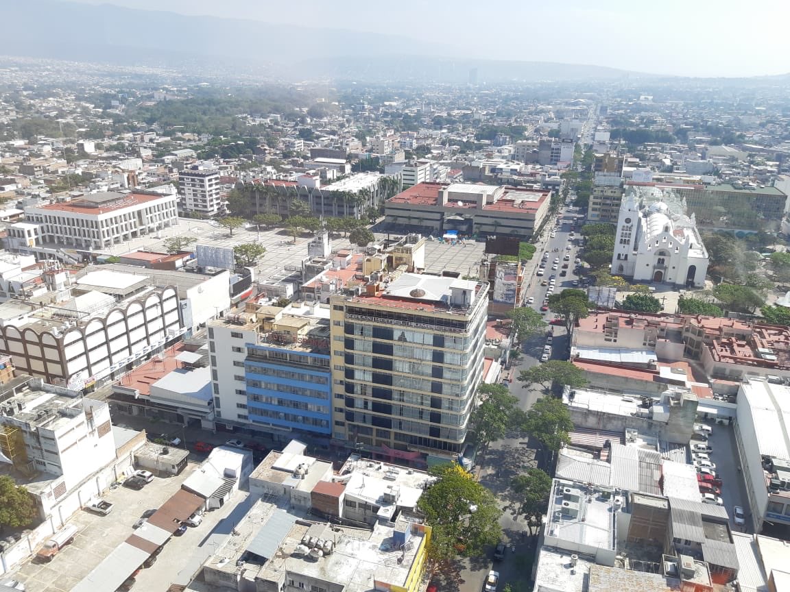 Protección civil realiza un sobrevuelo en Tuxtla Gutiérrez por el sismo/Especial.