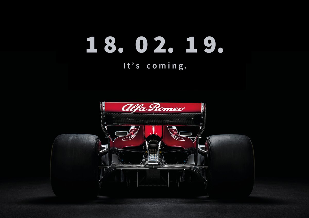 Sauber competirá en 2019 como Alfa Romeo Racing (Twitter @SauberF1Team)