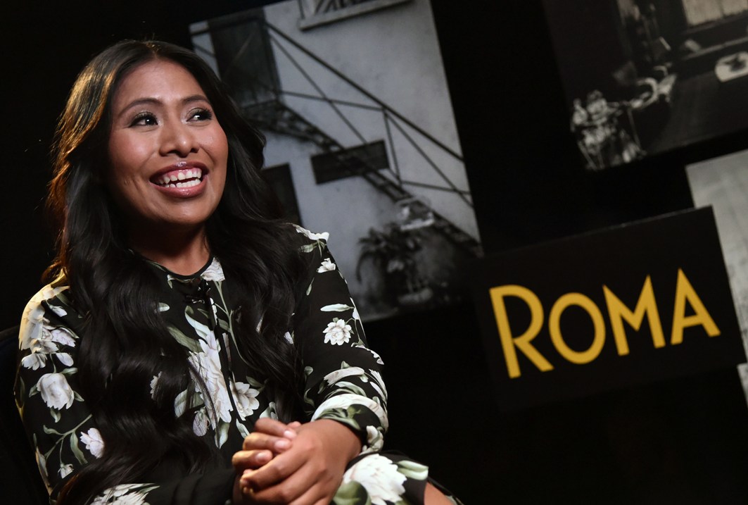 Yalitza Aparicio dijo que ha leído muchas noticias falsas sobre ella en internet (AFP).