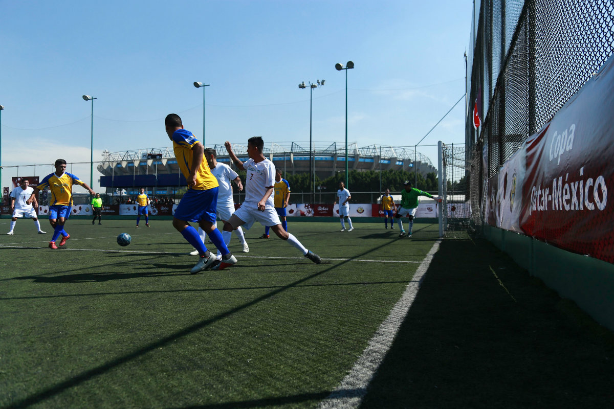 La Secretaría de Defensa Nacional debutó con victoria sobre la Alcaldía Miguel Hidalgo en la Copa Qatar-México 2019 (Iván López)
