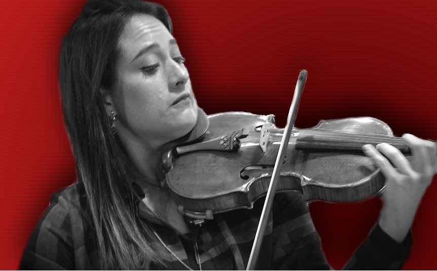 La violinista Shari Mason será solista. (Foto: Xavier Quirarte | Montaje: Notivox Digital)