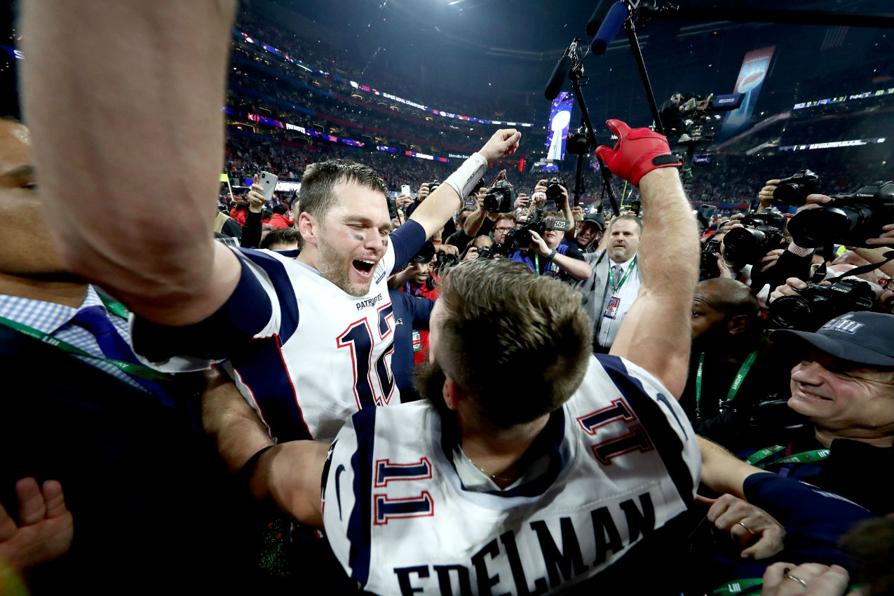 Los New England Patriots son Campeones del Super Bowl (AFP)