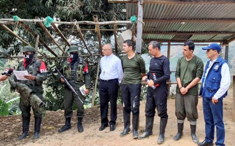 Los pilotos fueron puestos en libertad en el Catatumbo, departamento del Norte de Santander.