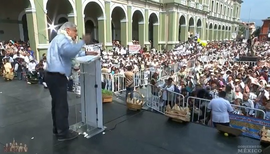 El presidente Andrés Manuel López Obrador en Córdoba, Veracruz (Especial)