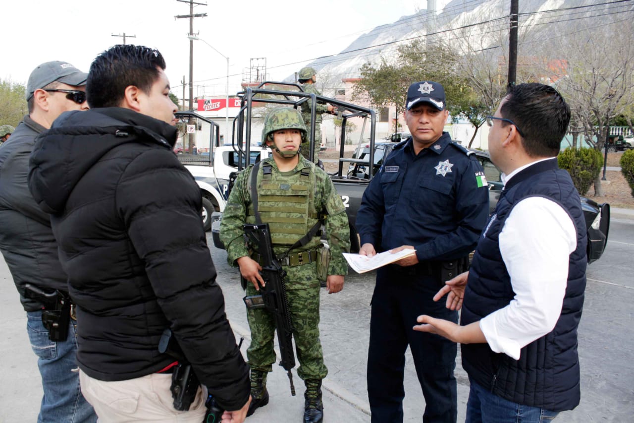 El alcalde Héctor Castillo Olivares supervisó el operativo. Foto: Especial