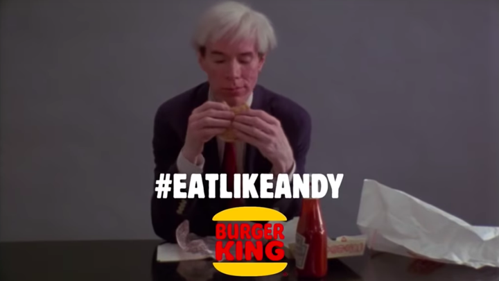 "Come como Andy", reza el anuncio de Burker King para el Super Bowl (Especial).