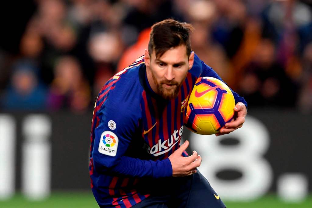 Lionel Messi, jugador del Barcelona (AFP)