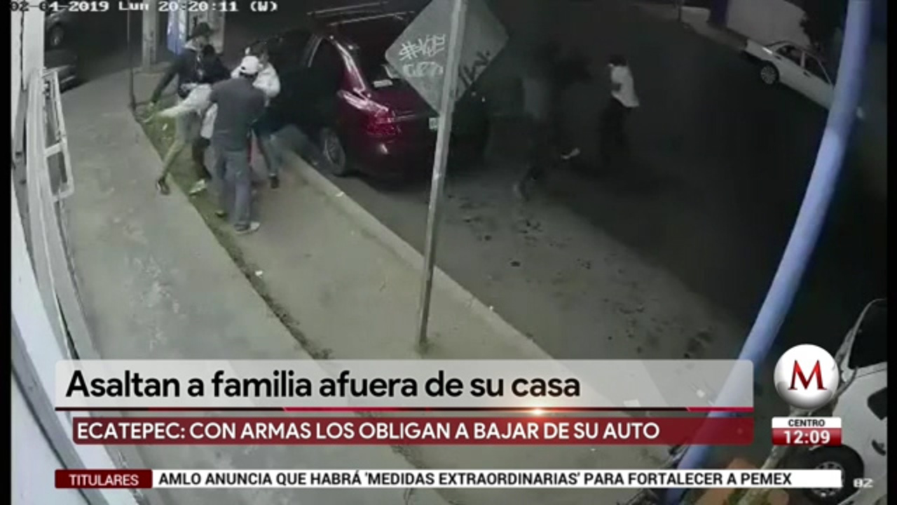 Balean a menor durante robo de auto en calles de Ecatepec - Grupo Milenio