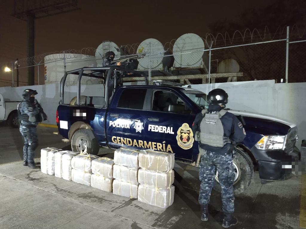 Aseguramiento de mariguana.