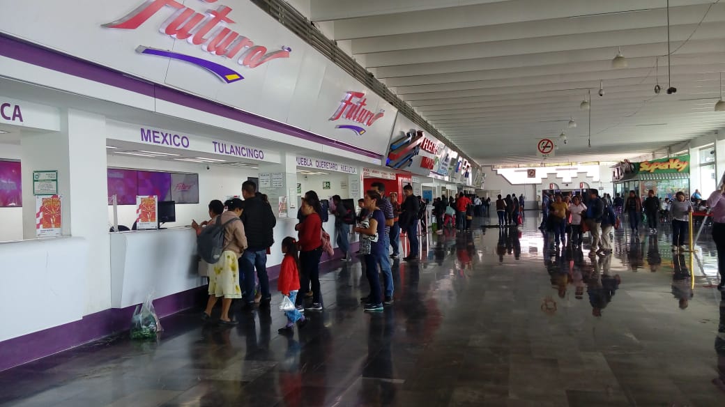 Central de Autobuses de Pachuca. (Elizabeth Hernández)