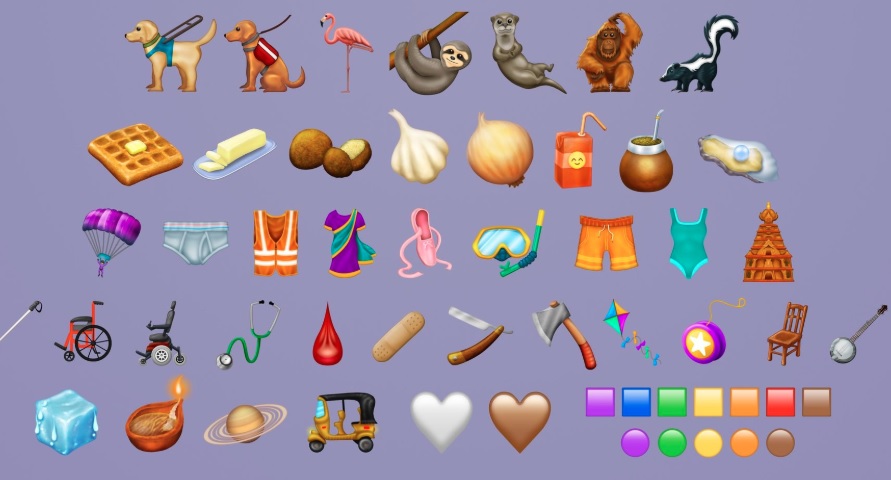 Estos son algunos de los nuevos emojis que llegarán en 2019. (Especial)