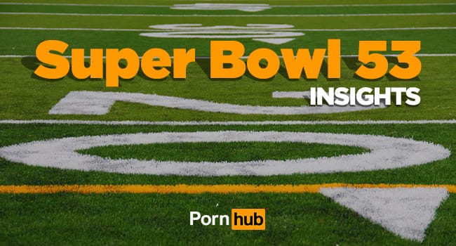 Pornhub reveló sus cifras durante el Super Bowl. (Pornhub)
