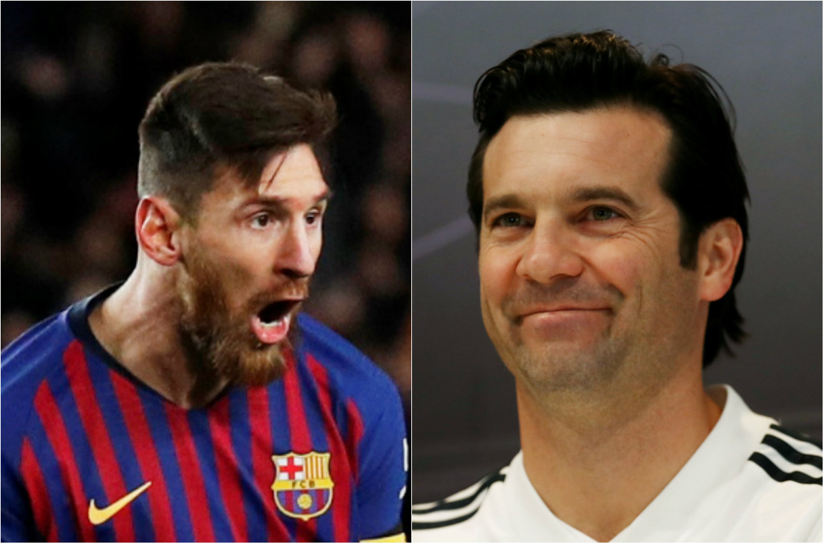 Santiago Solari espera que Lionel Messi pueda disputar el duelo entre el Real Madrid y el Barcelona en la Copa del Rey (Reuters)