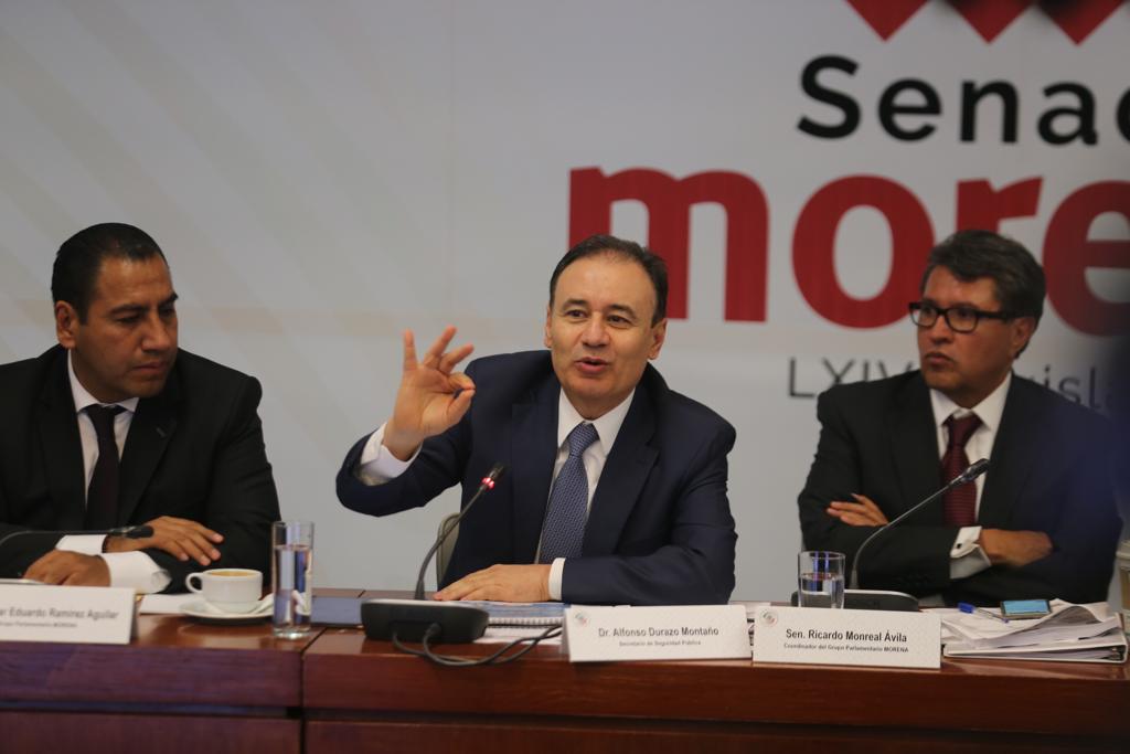 Alfonso Durazo, secretario de Seguridad.  (Jorge Carballo)