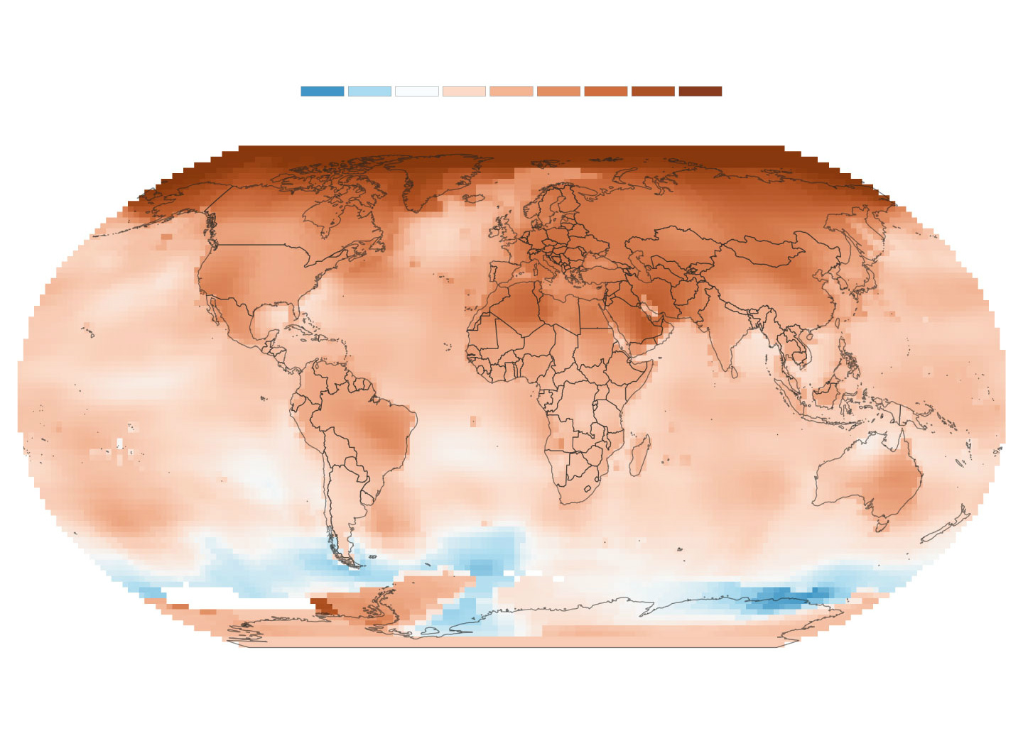 Los científicos creen que el calentamiento global podría revertirse si se disminuyen las emisiones de gases de efecto invernadero. (NASA)
