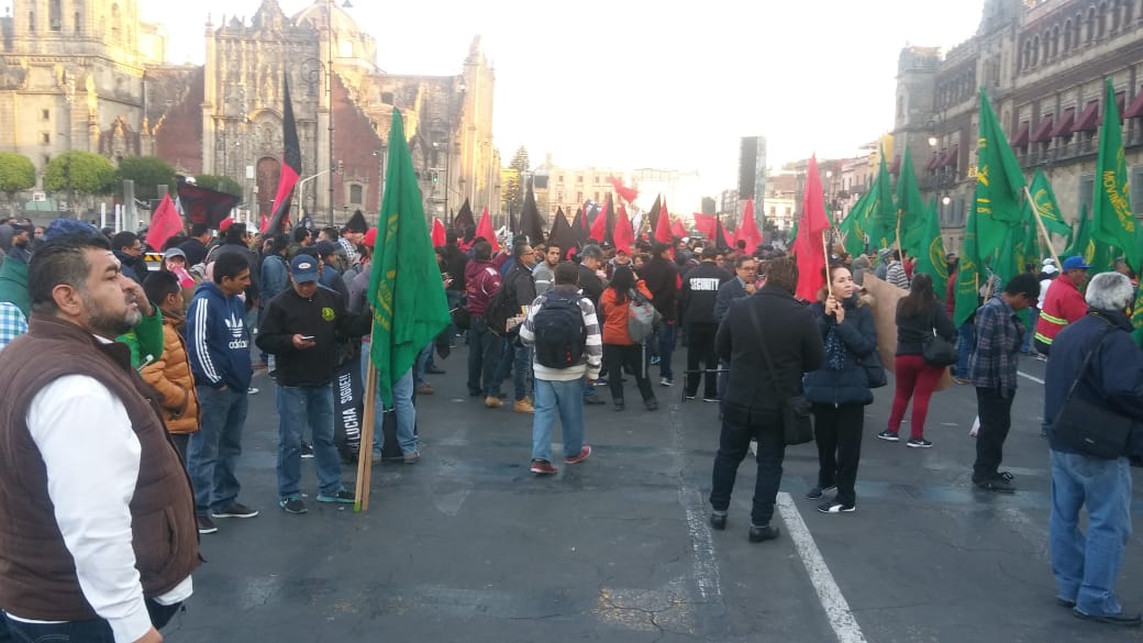 La circulación está cerrada en el circuito de la Plaza de la Constitución. (César Velázquez)