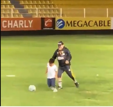 Diego Fernando, hijo de Diego Armando Maradona, convivió con su padre en Culiacán (Especial)