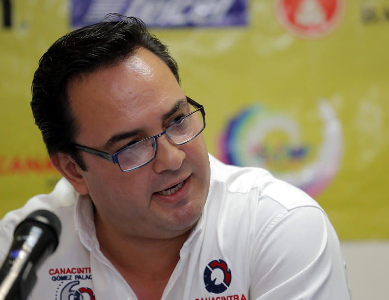 Eduardo Bartheneuf, nuevo presidente de Canacintra Gómez Palacio. (Notivox Digital)