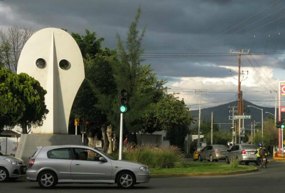 La escultura se encuentra en la glorieta de Belisario Domínguez. (Especial)