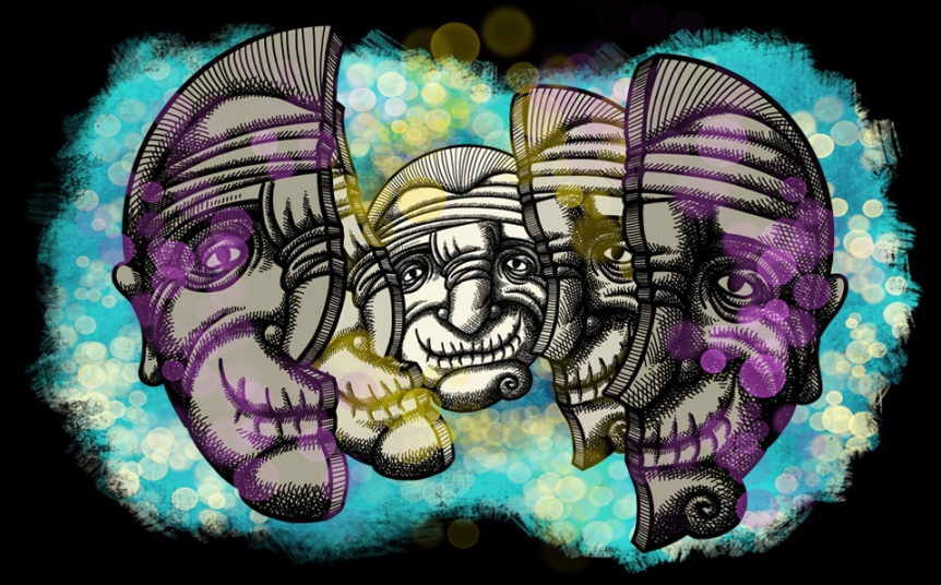 Las ancianas. (Ilustración: Luis M. Morales)